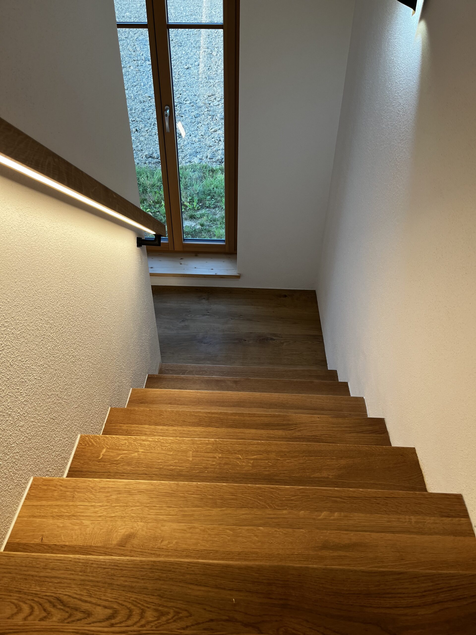 Holztreppe in Passau vom Schreiner
